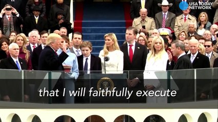 President Trump takes the oath of office-pPaZ075bPNU