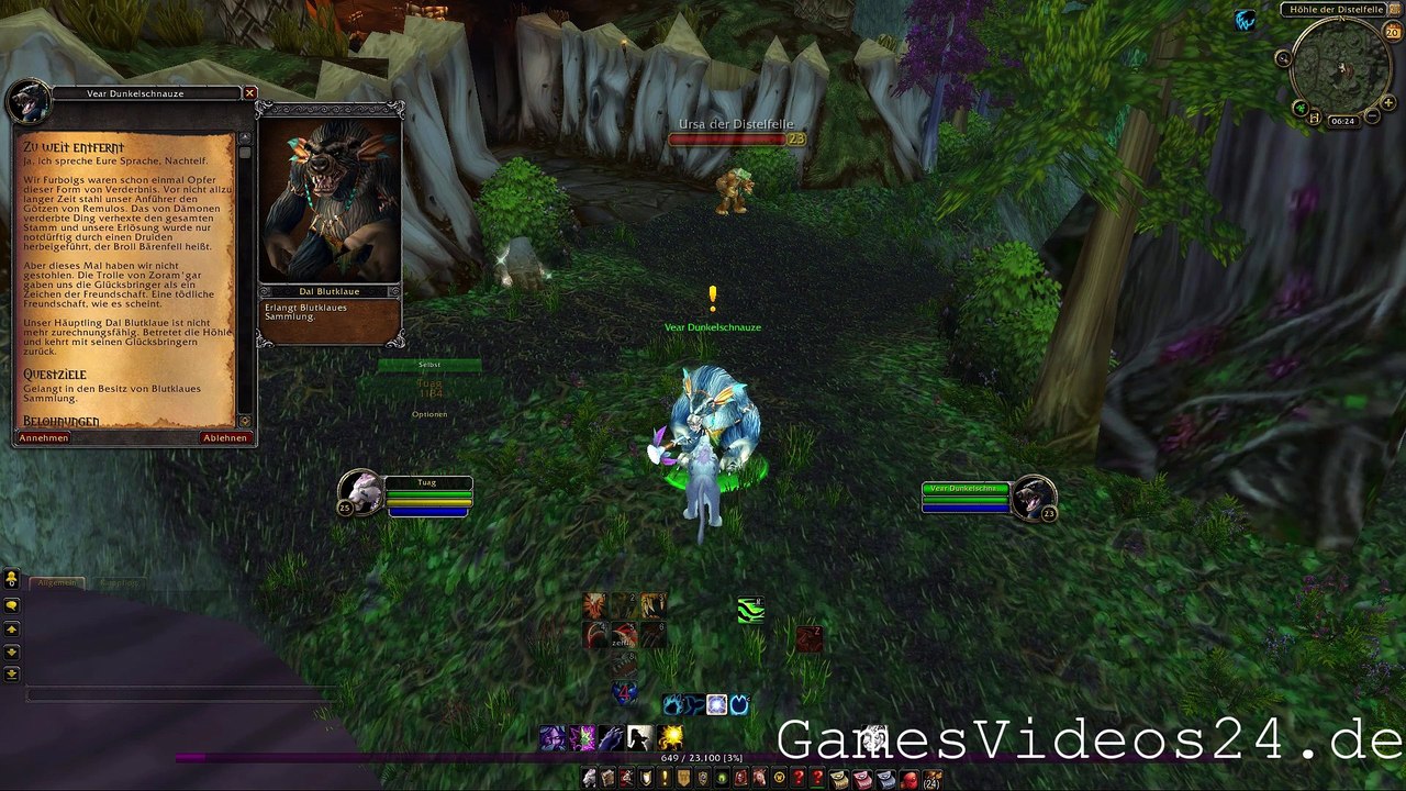 World of Warcraft Quest: Zu weit entfernt