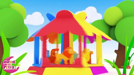Apprendre les animaux - Dessin animé pour enfants - Le manège-nWryORtocNo