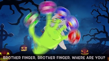 Mickey Mouse Spooky Cemetery Halloween Finger Family Song!