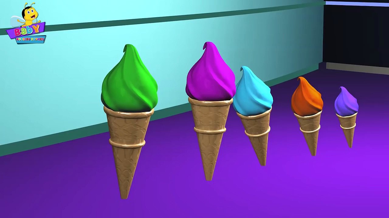 Cone Ice Cream Finger family Songs 3D _ Finger Family Songs For Children _ Finger Family-i59s-NUEE-Y