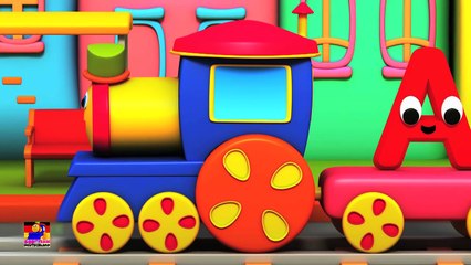 Bob Alphabet Zug _ 3D Karikatur für Kinder _ pädagogisch Video _ kids learning video _ Kids cartoon-tV8X7qD3dxw