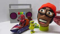 YO GABBA GABBA DJ LANCE!!! HUGE Play Doh Surprise Egg OPENING! With PLEX