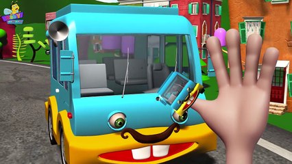 Finger Family Bus Family _ Finger Family Songs _ Wheels on the Bus Finger Family-LYJpaTLmHks