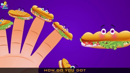 Finger Family Sub Sandwich Family Nursery Rhyme _ Sub Sandwich Finger Family Songs-OEWlJSy7Xmg