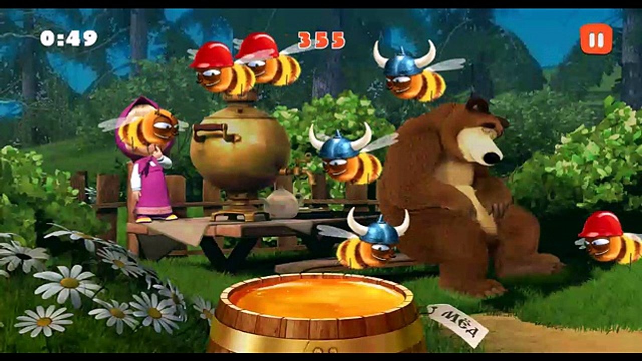 Маш Маша и Медведь играть в игры - Медовое побоище - 10 серия 2017 года