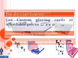 We provide top quality custom playing cards- Playingcardsindia.com