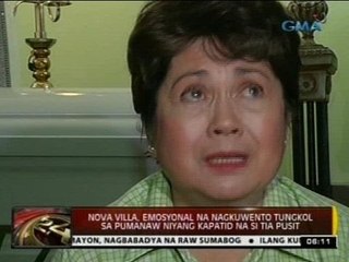 24 Oras: Nova Villa, emosyonal na nagkuwento tungkol kay Tia Pusit