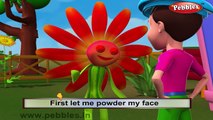Daisy Rhyme | 3D Nursery Rhymes With Lyrics For Kids | Flower Rhymes | 3D Rhymes Animation