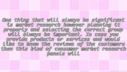 Benefits Of Learning About Consumer Panels