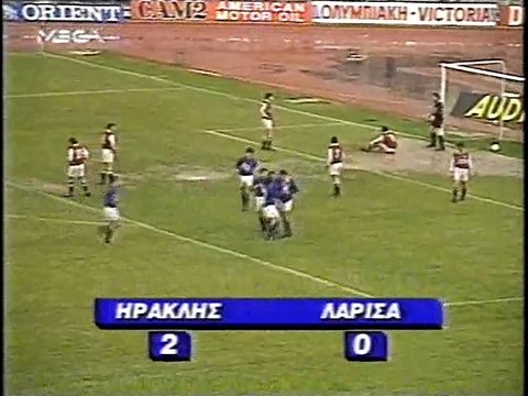 19η Ηρακλής-ΑΕΛ 3-1 1993-94 Mega (Λεπτό προς λεπτό)