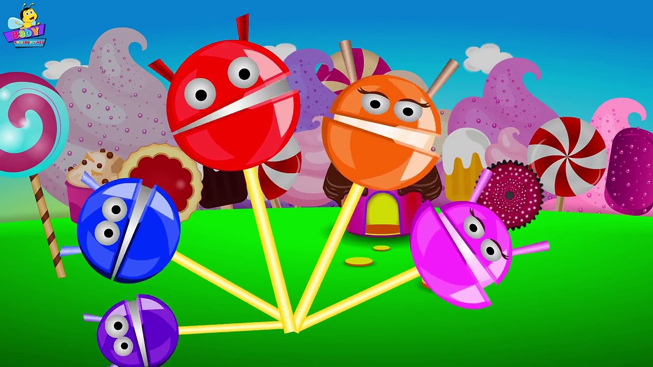 Lollipop Finger Family  _ Finger Family Songs _ Finger Family Lollipop Robot--bIGUy9dn3I
