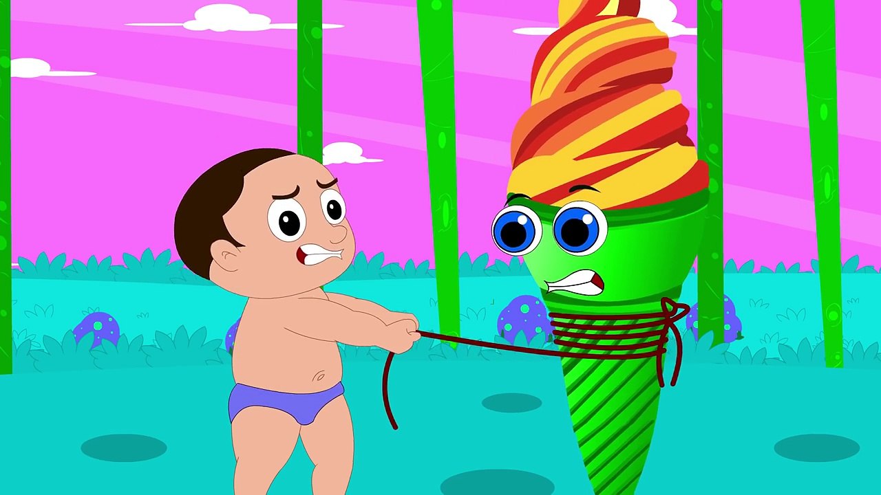 Mega Cone Ice Cream Vs Jumbo Man Finger family Rhymes for Children _ Ice cream & Jumbo Man-kTTec1v9LWE