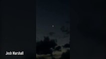Donut-like UFO caught on camera by stunned teen as it spun and glowed in night sky