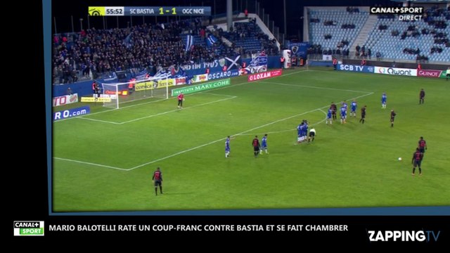 Mario Balotelli accuse les supporters corses de racisme lors de Bastia-Nice (Vidéo)