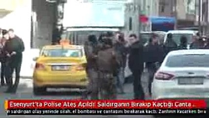 Esenyurt'ta Polise Ateş Açıldı! Saldırganın Bırakıp Kaçtığı Çanta Patlatıldı