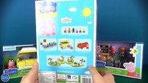 Peppa Pig Cheerful Camping, Go to School and Deluxe Playhouse Playsets