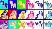 My Little Pony Mane 6 Color Swap Change Coloring Book Episode Surprise Egg and Toy Collector SETC