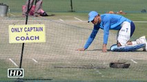 Fans throng Eden Gardens to watch Dhoni practice