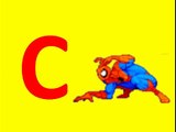 alfabeto italiano per bambini - impara lalfabeto con spiderman - abcdefghilmnopqrstuvz