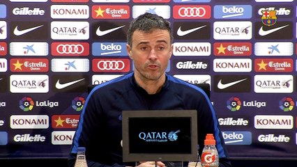 Luis Enrique: “El Eibar será fiel a lo que ha hecho para estar donde está en la liga”