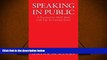 PDF  Speaking in Public: A Presentation Skills Book Trial Ebook