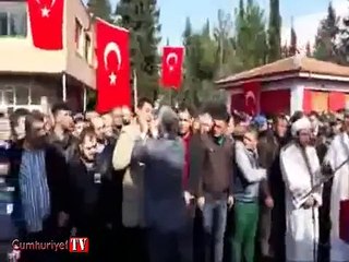 El Bab şehidinin cenaze töreninde isyan Protokol bizim önümüze geçemez!