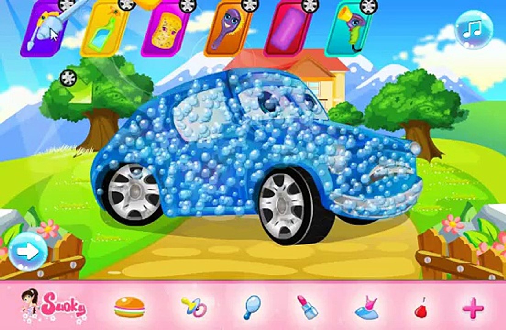 CAR WASH Kids Car Wash -Videos for kids - Kids video