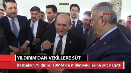 Yıldırım'dan vekillere süt