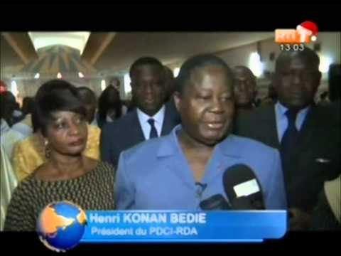 RTI-Henri Konan BEDIE Célébre la messe de Noël à Daoukro