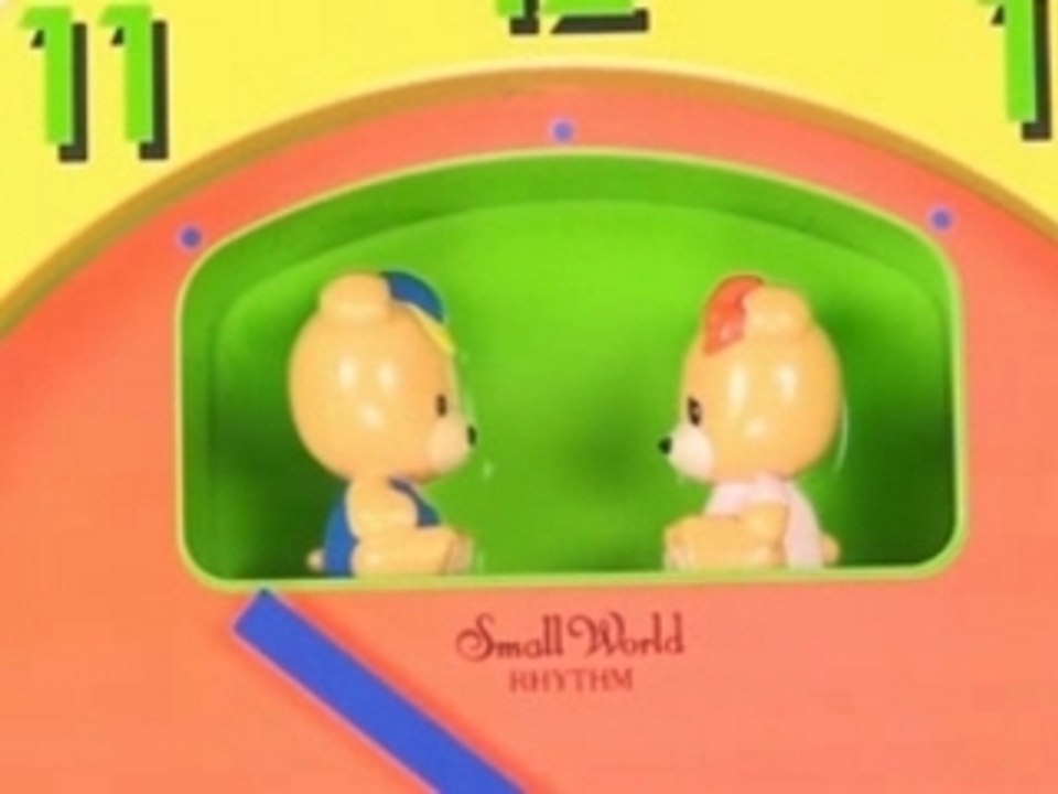 LIL BEARS RHYTHM SMALL WORLD CLOCK