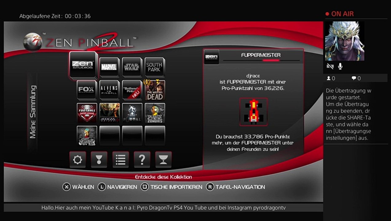 GER/PS4  Pyro DragonTv  Zen Pinball 2 bis 19Uhr Spezialstream (22)