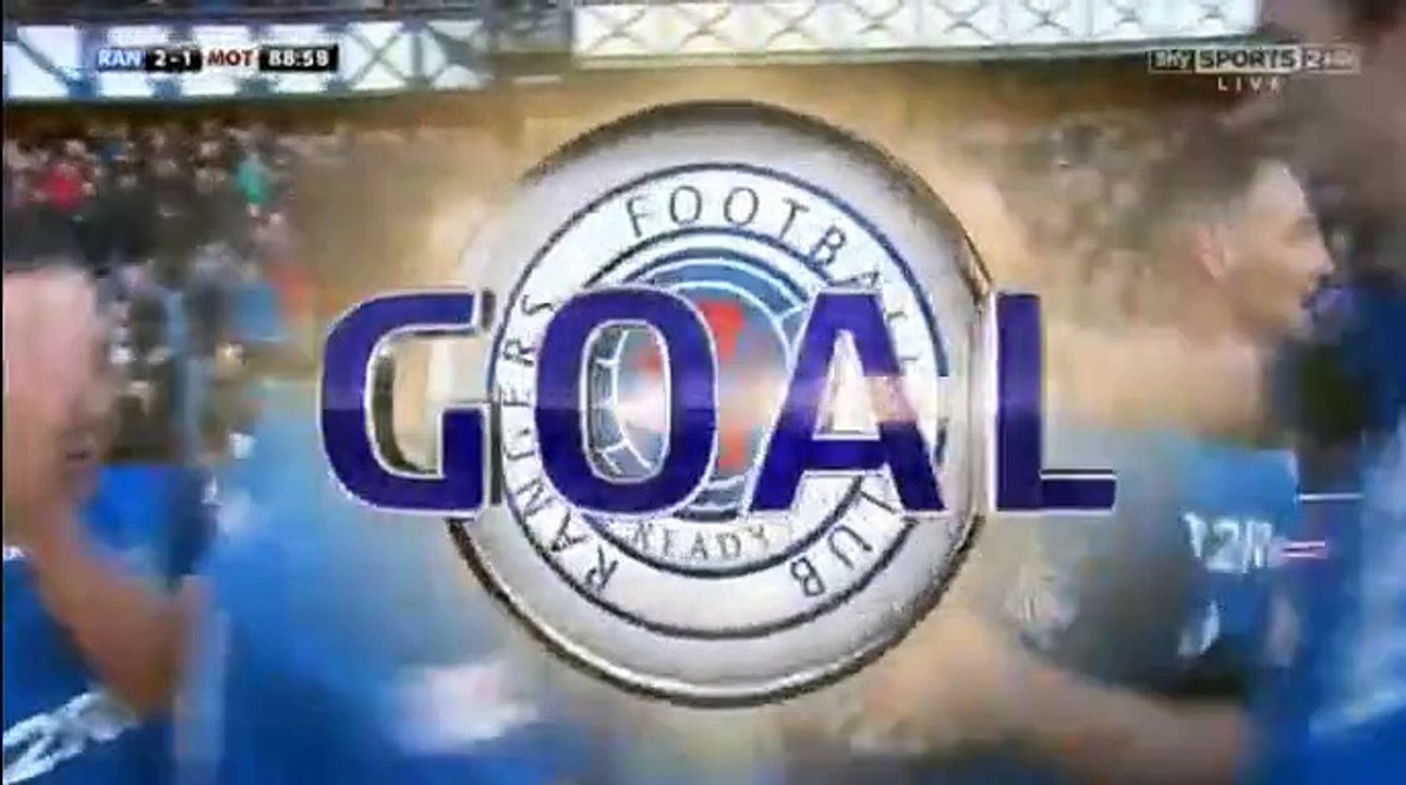 Kenny Miller Goal HD - Rangers 2-1 Motherwell 21.01.2017