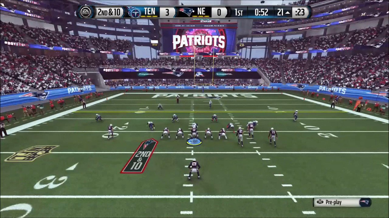 TD Edelman vs Tennessee Madden NFL 16