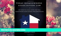 READ book Texas Homeowners Association Law - The Essential Legal Guide for Texas Homeowners