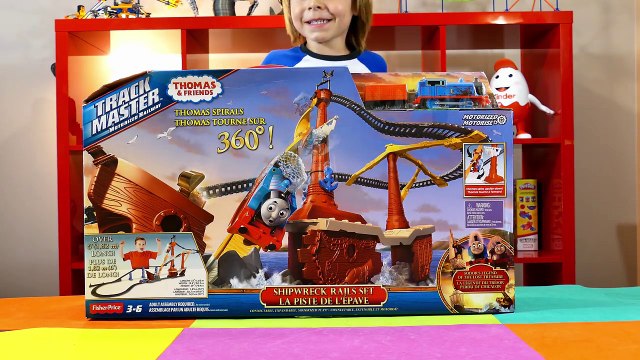 Train Sets for Kids - Thomas and Friends Thomas Shipwreck Rails Set AND Thomas Avalanche Escape Set