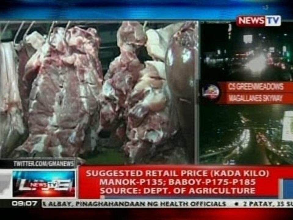 DA at DTI, mag-iikot para siguraduhing hindi lumalampas sa srp ang presyo ng baboy at manok