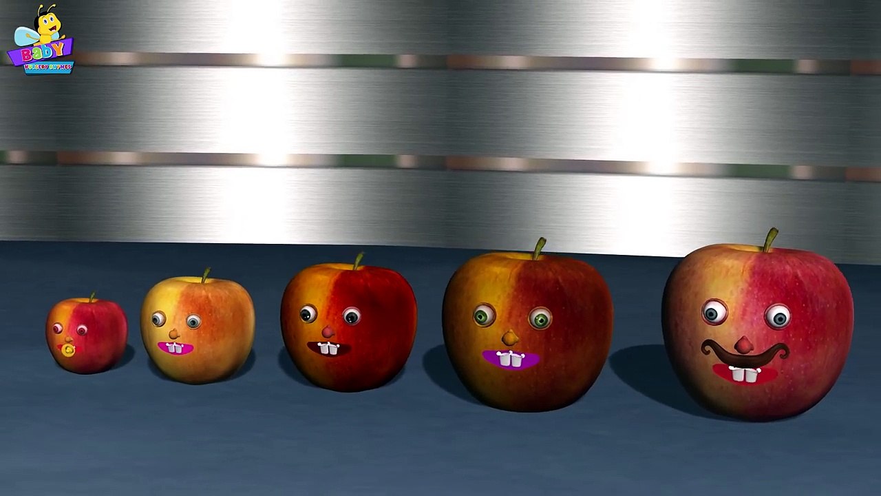 The Finger Family Apple Family 3D Nursery Rhyme _ Apple Finger Family Songs-BWJHsNbuqtM