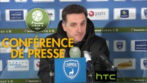 Conférence de presse Chamois Niortais - Amiens SC (2-1) : Denis RENAUD (CNFC) - Christophe PELISSIER (ASC) - 2016/2017