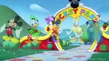 5 Little Mickey Mouse Clubhouse Jumping on the Bed Lyrics - Nursery Rhymes Cartoon for Kids