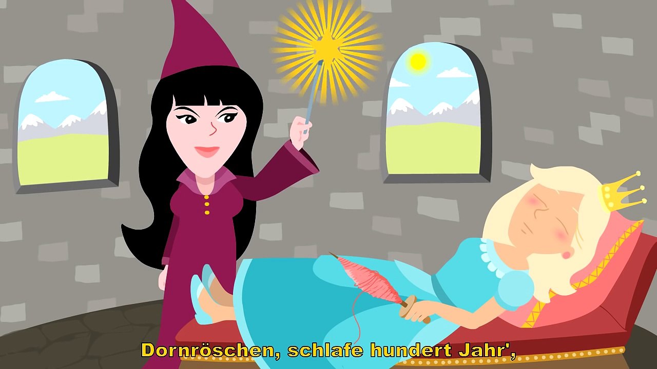Dornröschen war ein schönes Kind - Kinderlieder zum Mitsingen _ Sing Kinderlieder-K304vn71AG0