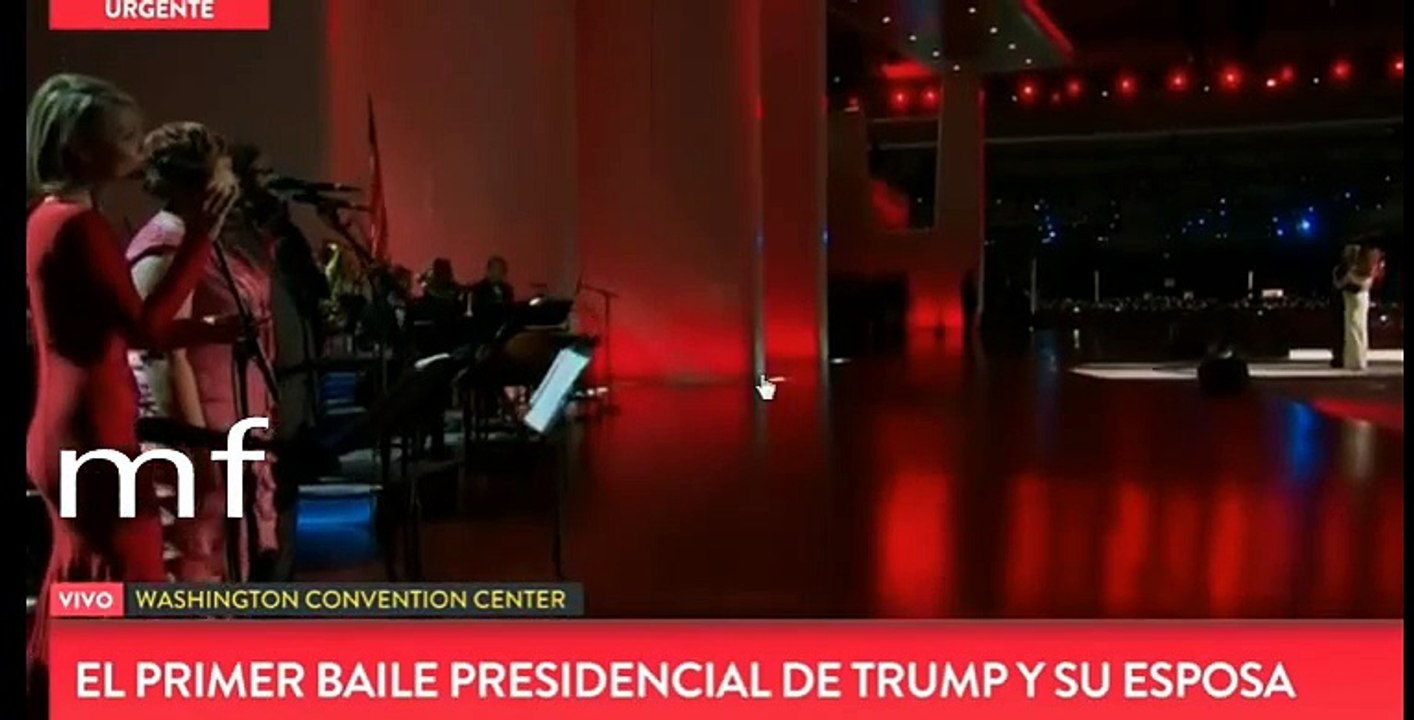 BAILE DE GALA DE DONALD TRUMP Y SU ESPOSA MELANIA/DONALD TRUMP GALA DANCE AND HIS MELANIA WIFE
