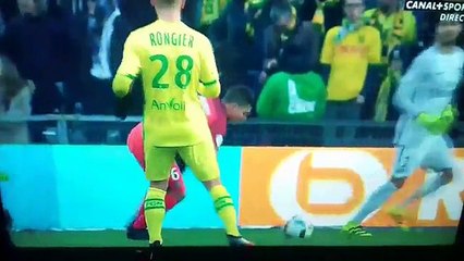 Marco Verratti Funny Head back pass to a goalkeeper | Nantes 0 - 1 PSG