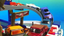 Fastlane Rescue Station Matchbox Hotwheels Fastlane Car Toys Ramps - Car Race for Toddlers Boy