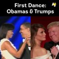 First dances The Obamas and the Trumps