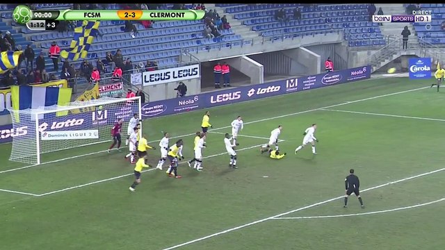 Incroyable but à la dernière minute de Jeando Fuchs - Sochaux VS Clermont (3-3)