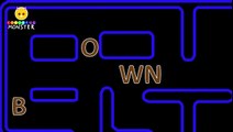 Pacman Game Color Learning Videos for Kids - Pacman Colors for Kids to Learn - Learning Videos