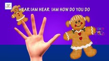 The Finger Family Gingerbread Family Songs | Daddy Finger Cartoon Animation Children Nursery Rhymes