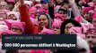 Washington : une marée humaine rose contre Donald Trump