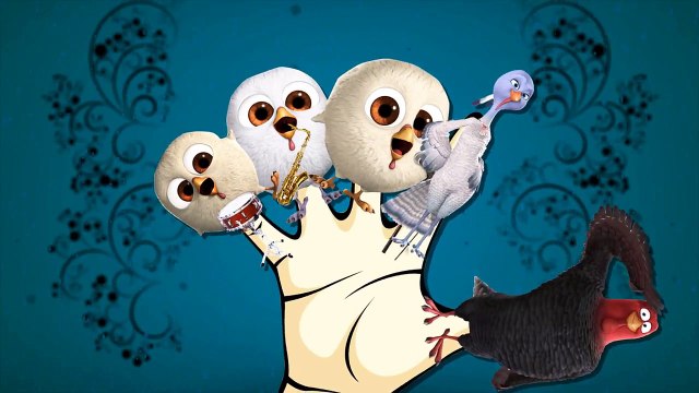 Птицы Мультфильмы Семья Палец Рифмы Для Детей | Птиц Finger Семья Дети Потешки